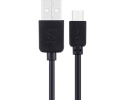 HAWEEL High Speed 35 Cores Micro USB naar USB Data Sync laad Kabel voor Samsung Galaxy S6 / S5 / S IV, LG, HTC, Lengte: 1m(zwart)