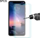 ENKAY Hoed-prins 0.26mm 9H 2.5D Gebogen Rand Niet-Volledig Scherm Gehard Glas Film voor Geschikt voor Xiaomi Redmi Note 6 Pro