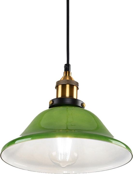 YWXLight LED Industriële Edison Vintage Style Hanglamp Groen Emerald Glazen  Hanglamp... | bol.com
