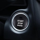 3D Aluminium Motor Start Stop Drukknop Cover Trim Decoratieve Sticker voor Mazda (Zwart)