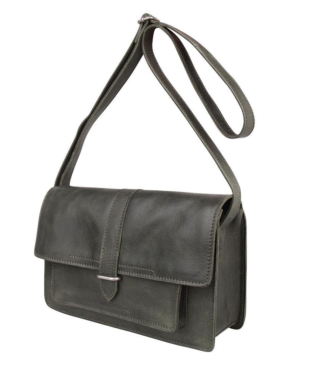 Cowboysbag Bag Cheswold Schoudertas - Dark Green | bol.com