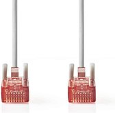 Nedis CAT6-kabel | RJ45 Male | RJ45 Male | U/UTP | 1.00 m | Rond | PVC | Grijs | Label