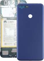 Achterklep met zijtoetsen voor Huawei Y6 (2018) (blauw)
