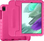 Hoesje Geschikt voor Samsung Galaxy Tab A7 Lite Hoesje Kinder Hoes Shockproof Kinderhoes - Kindvriendelijk Hoesje Geschikt voor Samsung Tab A7 Lite Hoes Kids Case - Roze