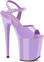 Pleaser - FLAMINGO-809 Sandaal met enkelband, Paaldans schoenen - US 7 - 37 Shoes - Paars