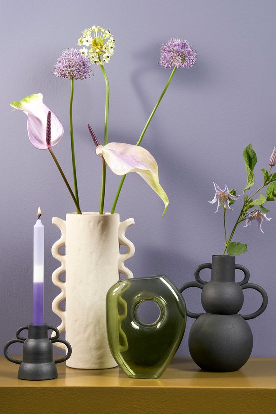 Mica Decorations Vase Vario L22 x W15 x H26 cm Métal Zwart