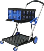 Inklapbare boodschappen trolley - Stevig en Licht - Makkelijk meenemen