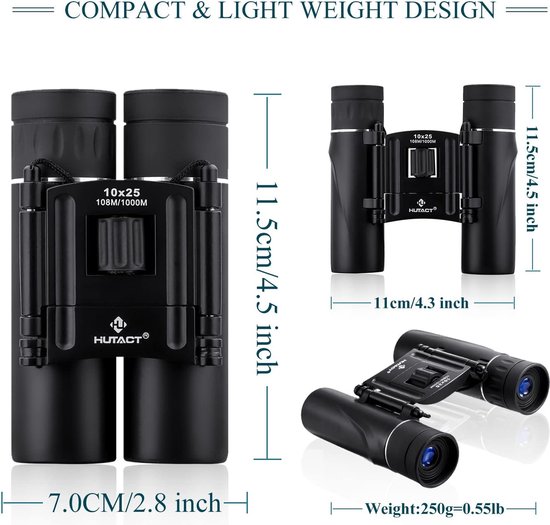 Verrekijker / Safari UltraSharp \ waterdicht, ideaal voor reizen, wandelen, concerten,... bol