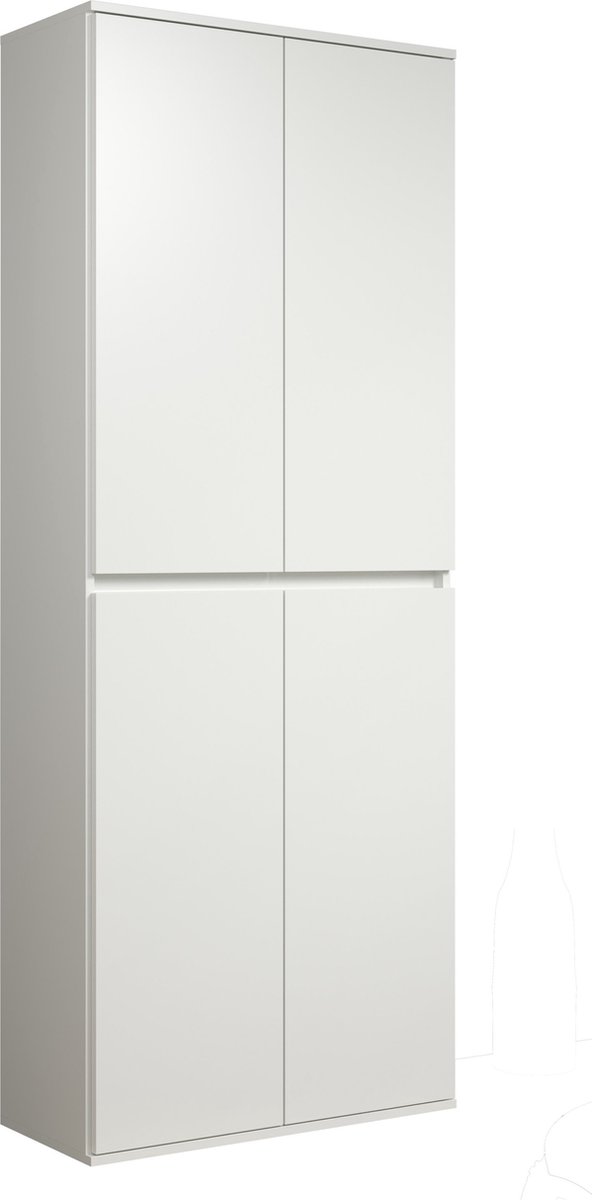 trendteam Garderobekast Multifunctionele kast Multifunctionele kast Nevada Wit