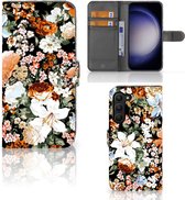 Hoesje geschikt voor Samsung Galaxy S23 Plus Dark Flowers