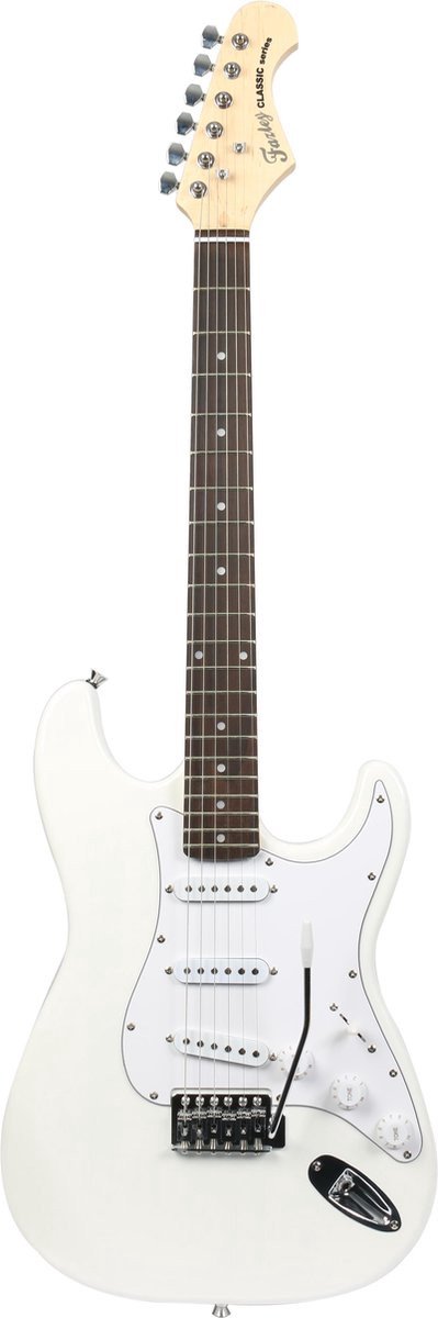 Fazley FST118WH elektrische gitaar wit