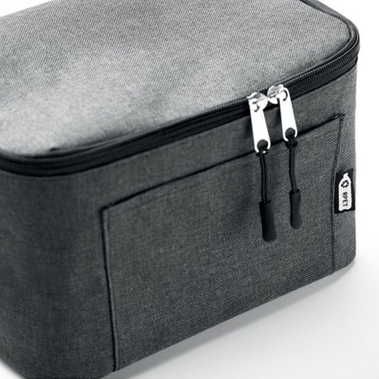 Koeltas - Koeltas lunch - Koeltasje - Koelbox - Isolatie - Met voorvakje - 25 x 15,5 cm - RPET - grijs van KOEL — afbeelding 2