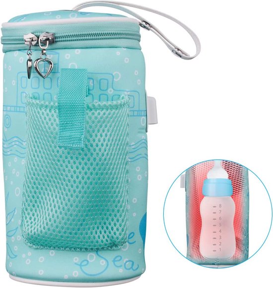 Milk Warmer Bag, Temperature Adjustable Bottle Warmer Baby Feeding