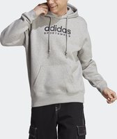 adidas Sportswear All SZN Fleece Graphic Hoodie - Heren - Grijs - 2XL