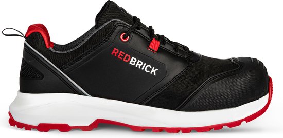 Redbrick werkschoenen Pulse Overnose laag met kuipneus S3 zwart rood maat 39 bol