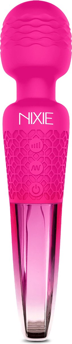 Global Novelties Vibrator Love Toy Nixie RechargeabMassager, Pink Ombre Metallic Roze