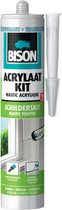 Bol.com Bison Acrylaatkit Universeel transparant koker 300 ml - afdichtingskit voor het afdichten van naden kieren en scheuren o... aanbieding