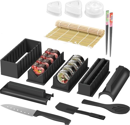 17 Delig Luxe Sushi Kit Complete Sushi Maker Set Sushi Mallen