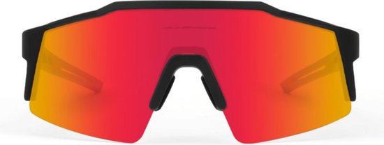 KAPVOE Sport Zonnebril - COMPLETE SET - 4 GLAZEN - Fietsbril - Sportbril - Mountainbike - Wielren - Ski - Wintersport - Polariserend - UV 400 - Nachtbril - Frame voor Zonnebril op Sterkte - Hoesje -Brillenkoker - Dames Heren - Zwart Rood van Kapvoe — afbeelding 5