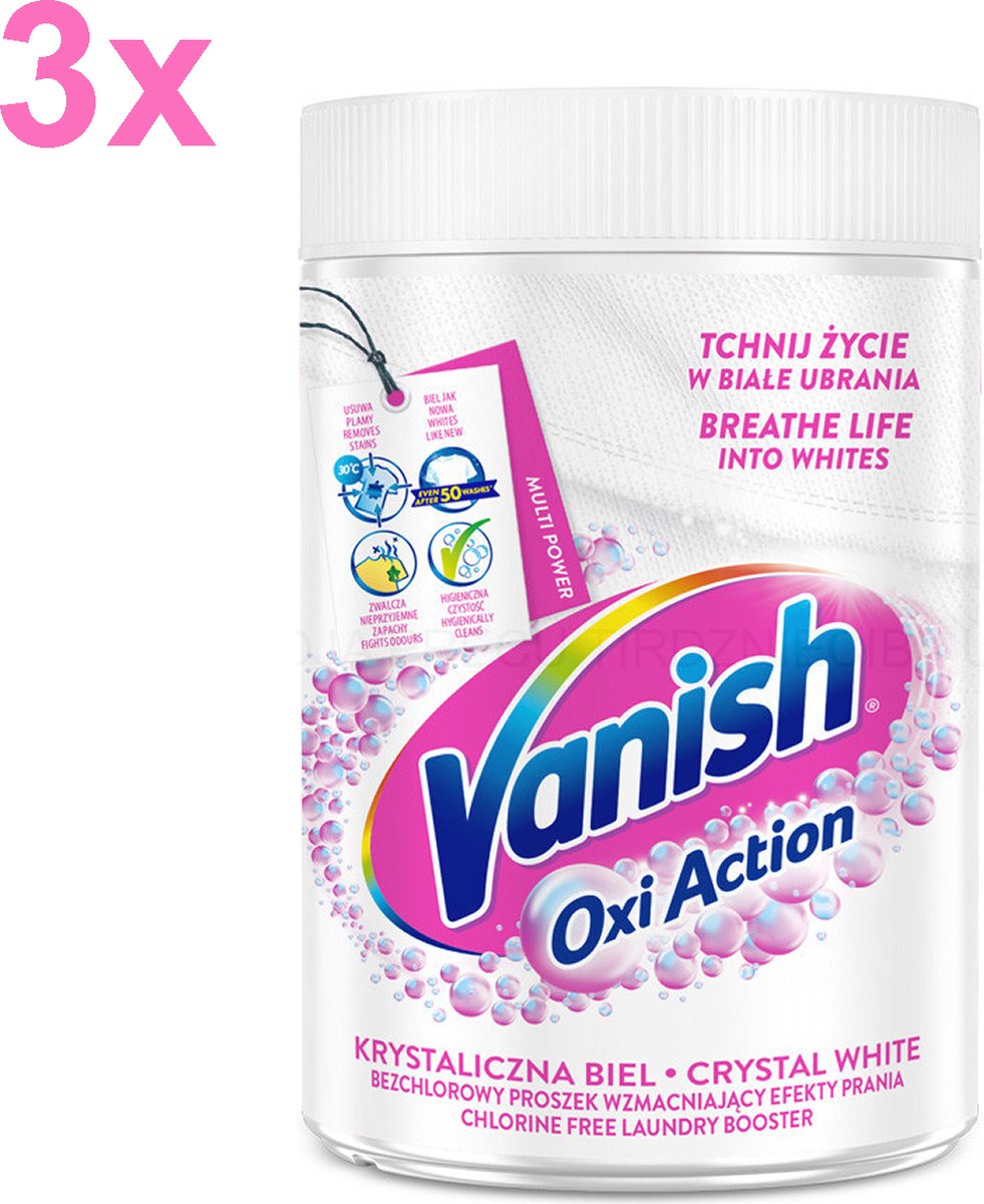 Vanish - Oxi Action - Crystal White - Whitening Booster Poeder ...