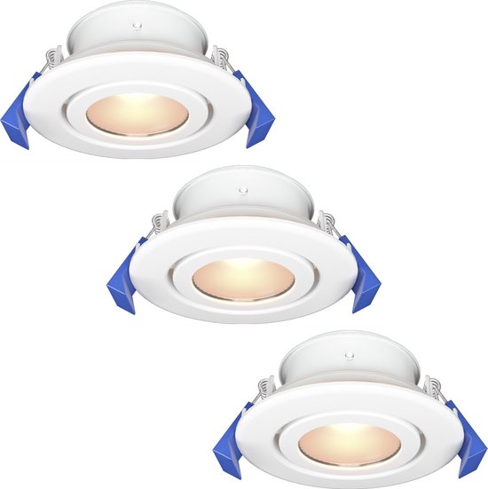 Hcfei 3X Module Led 3W Ultra Plat 50X22 Mm Pour Spot De Plafond