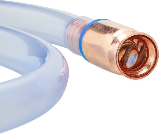 PTFE AN12 blauwe teflonslang met stalen vlechtwerk, olie-brandstofslang, benzineslang, olieslang, dieselslang