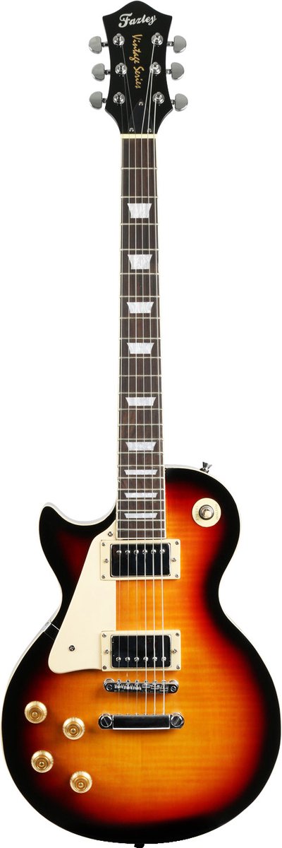 Fazley FLP318SBLH linkshandige elektrische gitaar sunburst