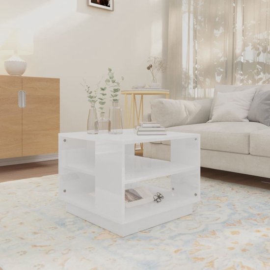 vidaXL Salontafel 70 cm gehard glas zwart en transparant, bijzettafel, woonkamertafel, koffietafel, tafeltje, theetafel, bijzettafels, tafeltjes