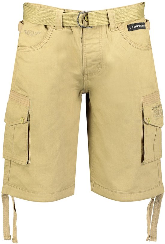 Bermuda Homme Geographical Norway Panoramique Camo New 063 Beige Beige - Prêt-à-Porter