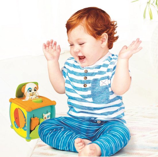 Baby Clemenoni - Kiekeboe Activiteiten Kubus - Speelkubus - Interactief Speelgoed - 1 tot 3 Jaar van Clementoni — afbeelding 5