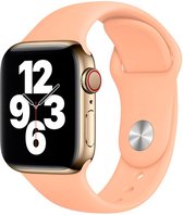 Apple Sport Band voor de Apple Watch Series 1 / 2 / 3 / 4 / 5 / 6 / 7 / 8 / 9 / SE / Ultra (2) - 42 / 44 / 45 / 49 mm - Cantaloupe colour