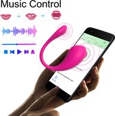 Cherry Fun- sex toys voor vrouwen- sex toys App - Seksspeeltjes ook voor Koppels - Erotiek - Remote Jump Egg Vibrator - Roze