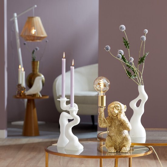 Light & Living Tafellamp Monkey - Goud - 20x19,5x34cm - Bohemian