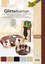 Folia Glitter Cardboard Classic (cuivre argenté couleur champagne noir et bronze)