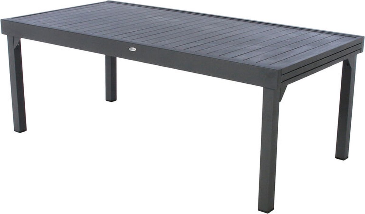 Hespèride Tafel Piazza uitschuifbaar 75x320x100 cm (200/320) 12 persoons grijs grijs