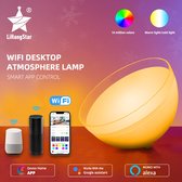 Led Nachtlampje Bluetooth/Wifi Smart Bureaulamp App Controle Muziek Synchronisatie Rgb Slaapkamer Magic Game Room Sfeer Licht