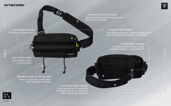 Sac à bandoulière Nitecore SLB03