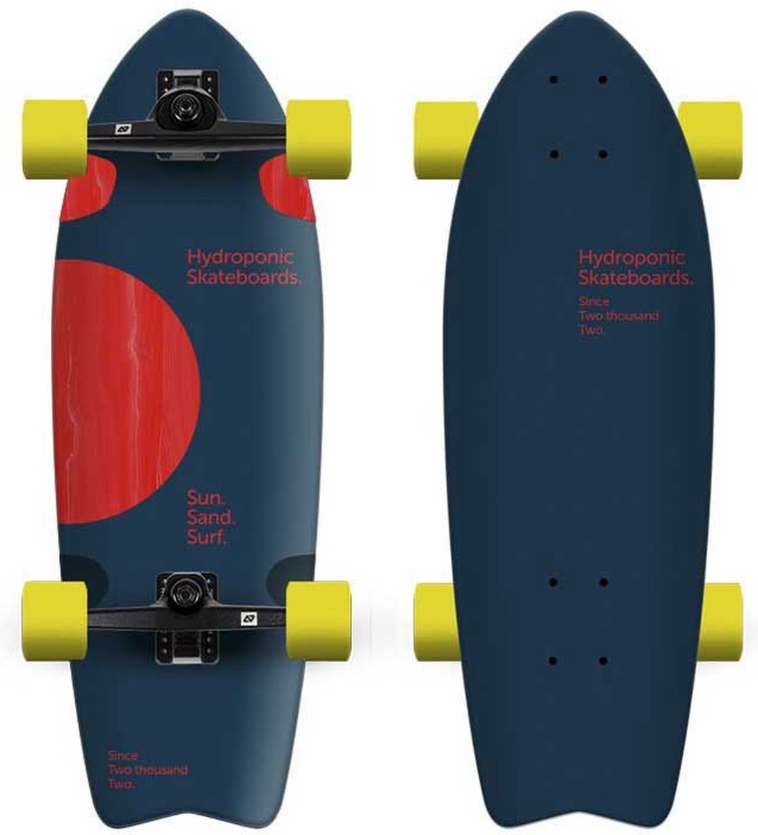 HYDROPONIC Fish 28´´ Surfskate - Lunar Navy / Red - 9.3 Inches