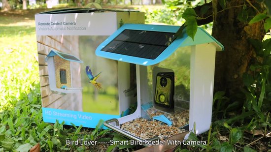 Mangeoire à oiseaux BOME - Caméra et Audio - Mangeoire à oiseaux