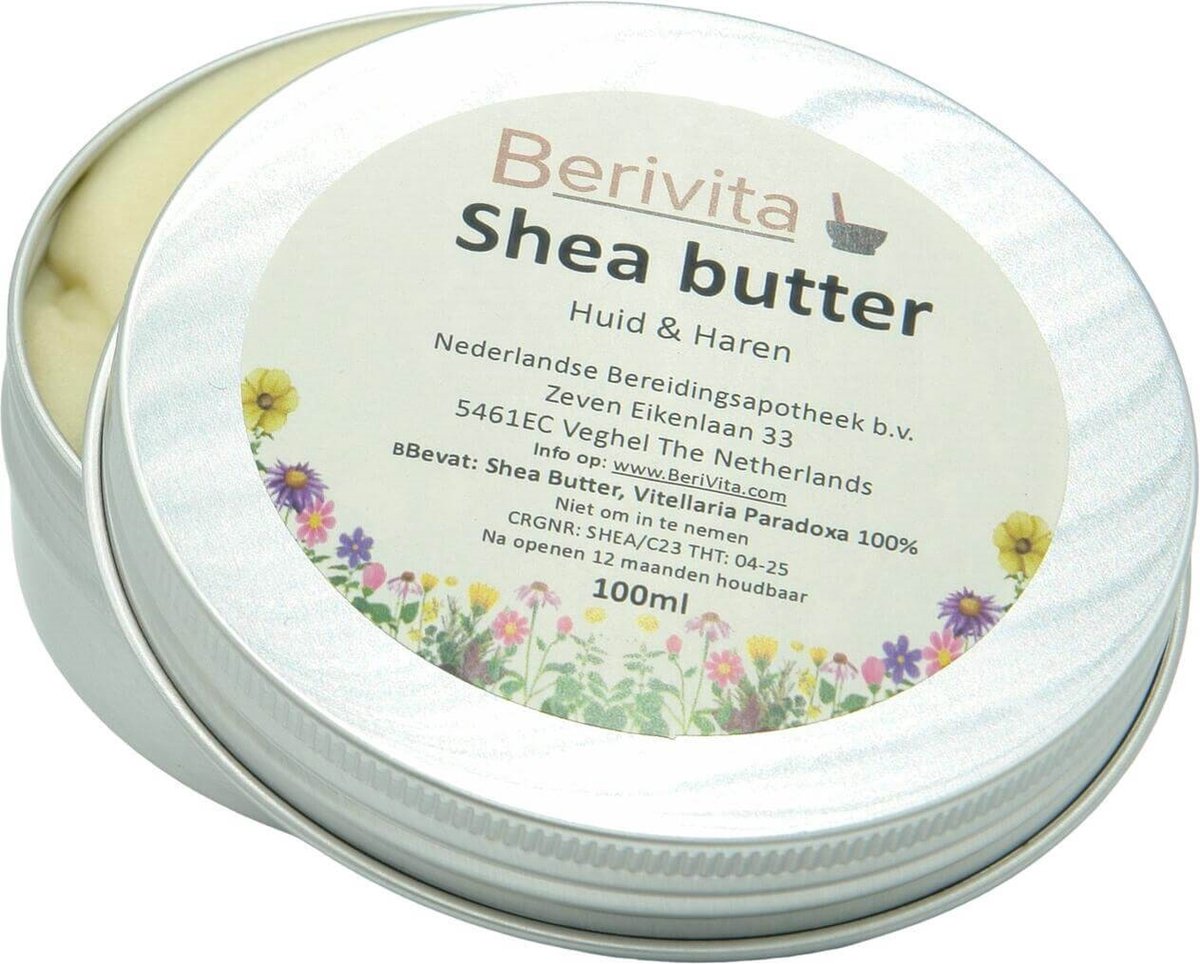 Vliegveld Verdampen Verloren Shea Butter Puur 100ml Blik - Huid en Haar Butter - Ongeraffineerde en  Onbewerkte... | bol.com