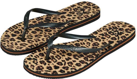 XQ - Teenslippers Dames - Panterprint - Flip Flops dames