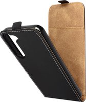 Geschikt voor Samsung Galaxy S23 Plus Verticale Flipcover Kaarthouder zwart