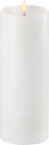 Bougie Cylindre LED - Bougie Led - White Nordique - 7,8 x 20 cm - Uyuni