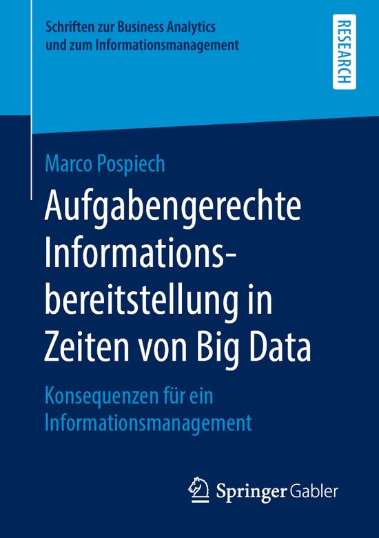 Schriften zur Business Analytics und zum Informationsmanagem ... - cover