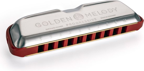 Hohner Golden Melody Progressive harmonica diatonique en Sol (G)