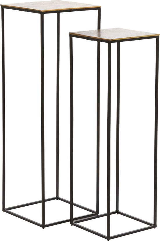 Light & Living Zuil Quin Antiek Brons/Zwart Set Modern bol