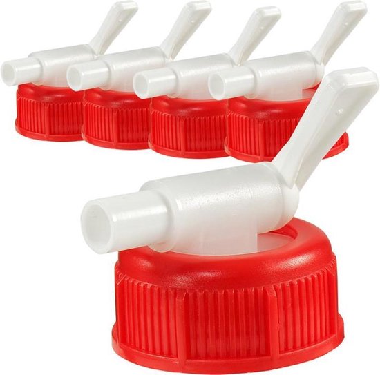 6 Stuks Drankdispenser Kranen - Voor Koud En Warm Water