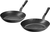 Turk Smeedijzeren braadpan 28 cm met haak