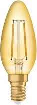 Osram Vintage 1906 LED E14 B35 2.5W 825 Goud | Extra Warm Wit - Vervangt 22W