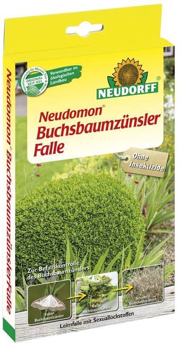 Neudorff Bestrijdingsmiddel tegen buxusmotten, 2 capsules geschikt voor één seizoen
